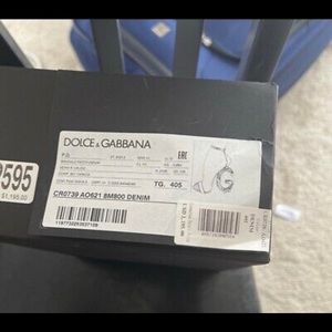 Blue denim Dolce Gabbana heels